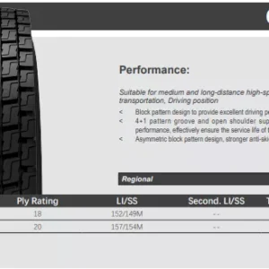 295/80R22.5TL 152/149M CDR169+